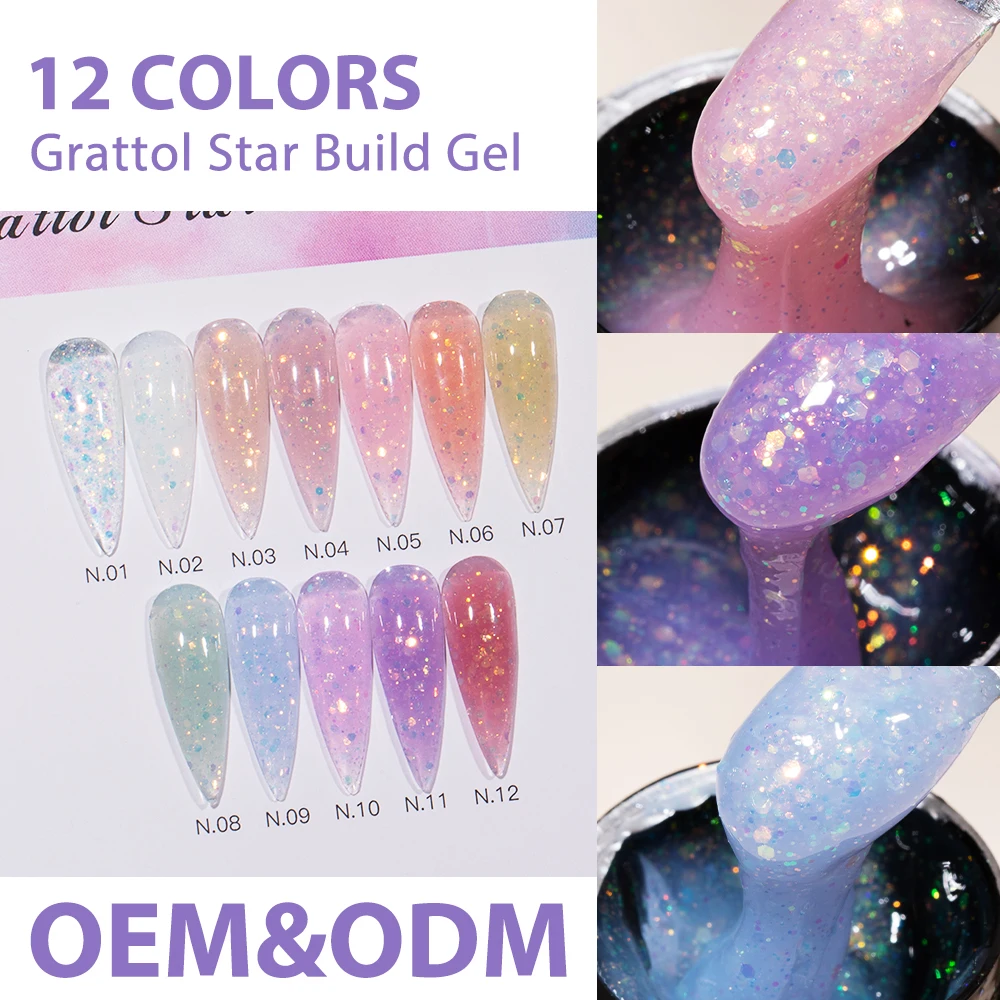 Caixuan Grattol Star Build Gel  Bulk Capacity OEM/ODM Build Gel