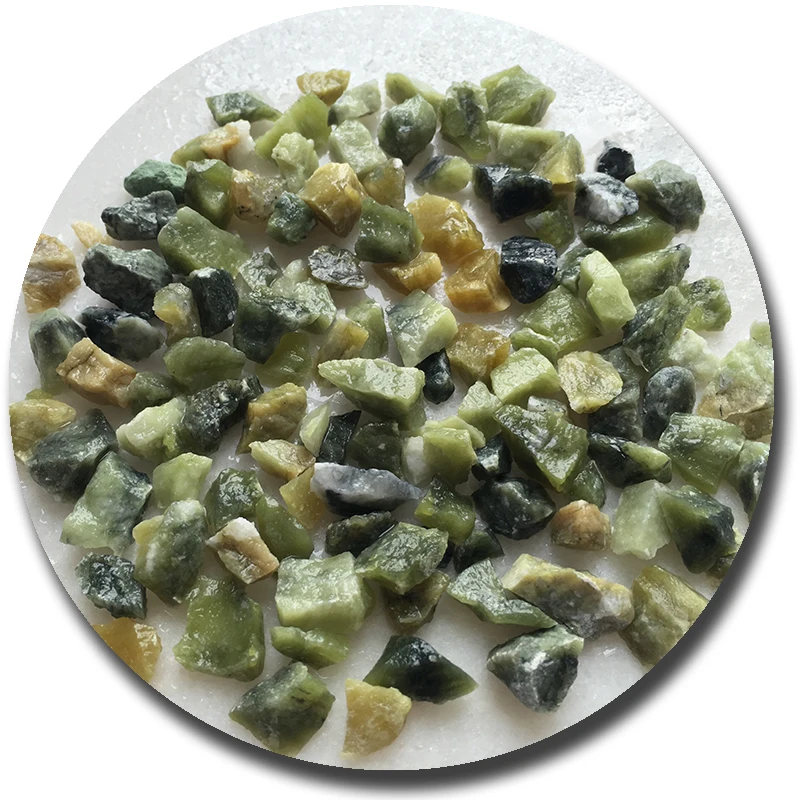 wholesale Nature crystal green jade aquarium colored gravel