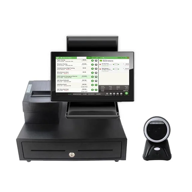 Touch screen 15.6 inch point of sale system pos machine pos system cash register pos