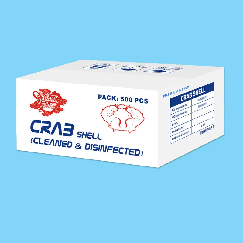 Лучшее качество, очищенная сушеная оболочка краба