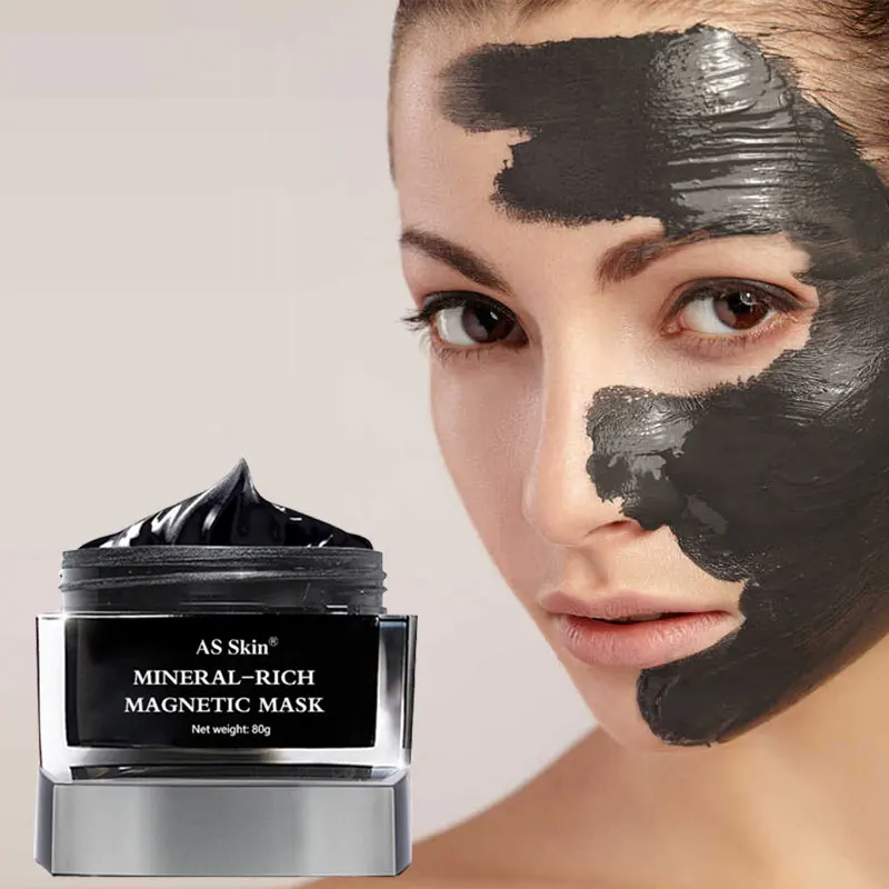 Mineral-Rich Magnetic Face Mask Pore Cleansing Removes Skin Impurities with Iron Based Skin Revitalizing Magnetic Facial Mask