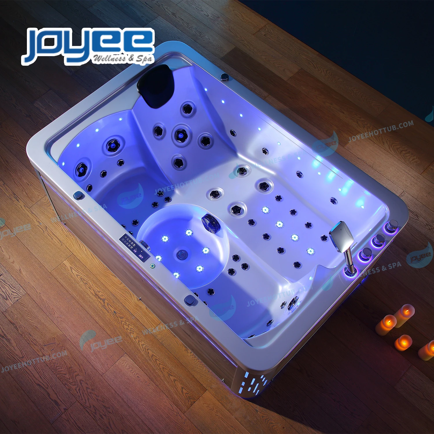 JOYEE Modern Freestanding Bathtubs Intelligent Heating Whirlpool Massage Tubs waterfall whirlpool spa bathtub massage jacuzzier