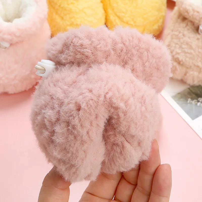 Paleo Baby Shoes Cute Adjustable Soft Sole Cotton New Born Baby Boy Girl Sock Shoes Unisex Winter Warm Infant Boot Shoes
