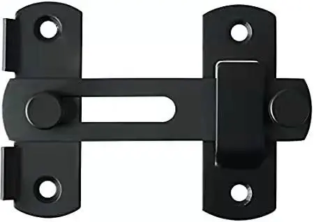 Latch Lock,Heavy Duty Stainless Steel Bar Latch,Safety Door Bolt Latch Lock for Home Window Door Cabinet Furniture Pet Gate.2 P