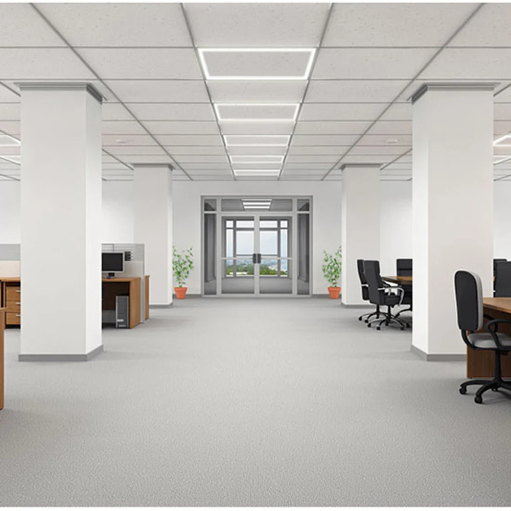 Ceiling Recessed Mounting Aluminum 595x595mm led panel frame light for office hospital