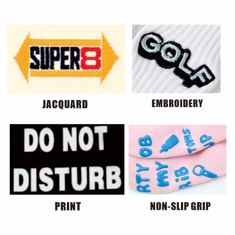 Socks manufacturer custom men crew cotton custom print socks with logo soft custom 3D printed jacquard fashion mens socks