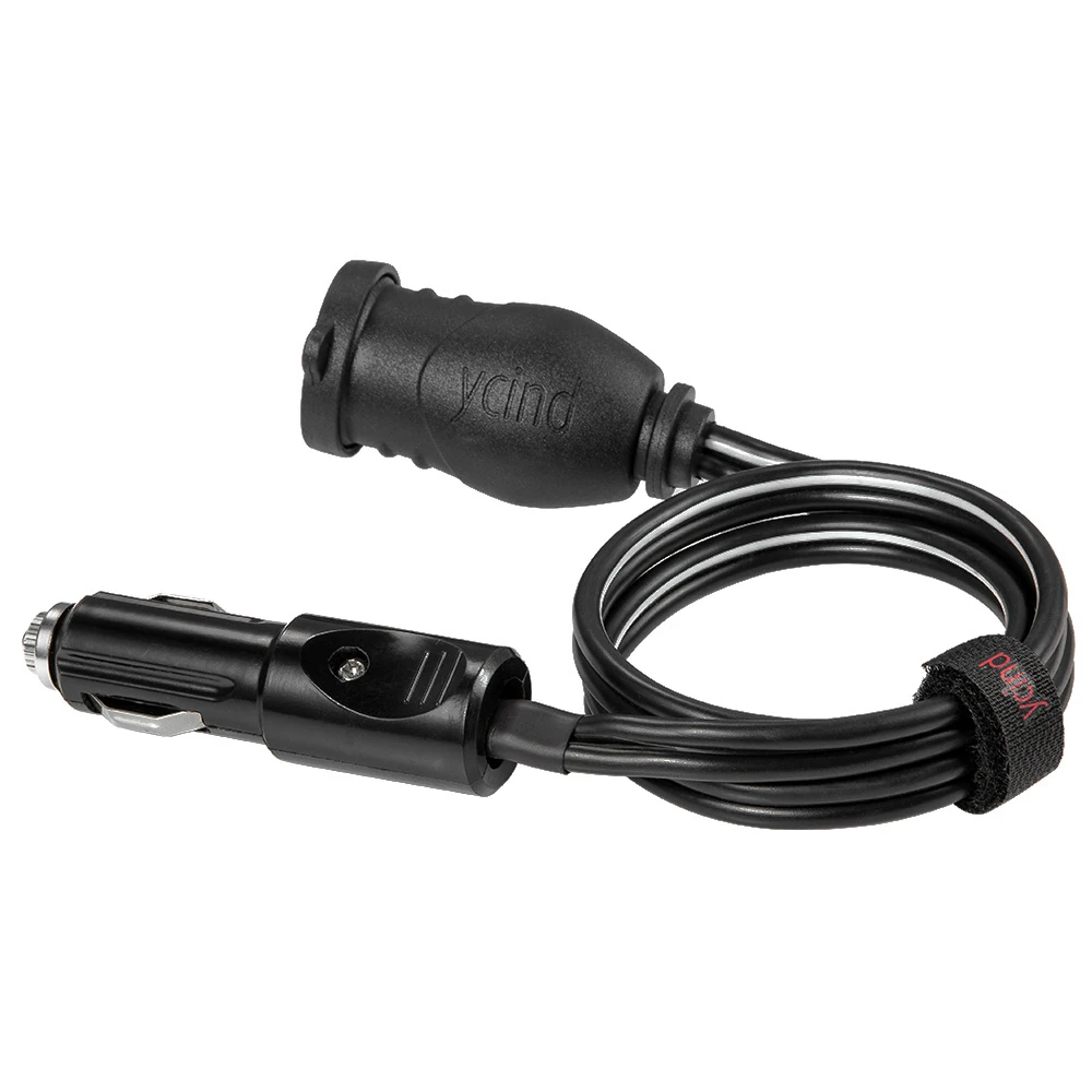  Cigarette Lighter to Female Socket Battery Extension Cable Aviation Plug 12V/24V 15A 13AWG Cord 10Ft