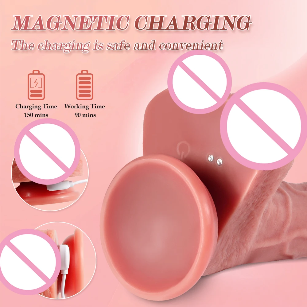 XISE Woman silicone penis  Adult Sex Toys Realistic Dildos G Spot Anal Vibrator 5 Vibrating Modes dildo vibrator for women 22cm