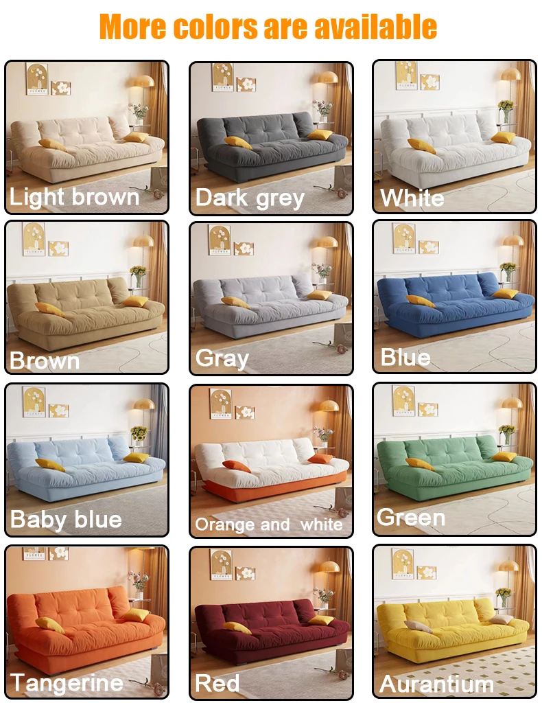 Suke Simple Style Vacuum Fabric Convertible Furniture Modern Living Room Compressed Sofa