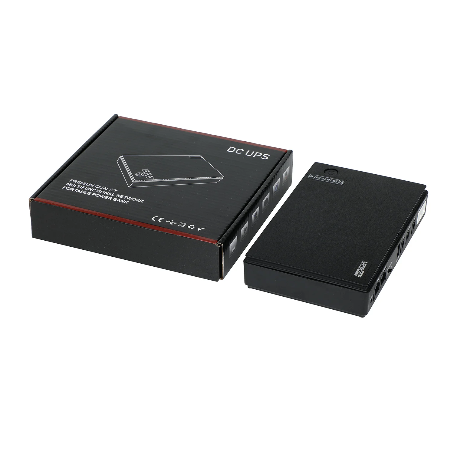 Mini Uninterruptible Power Supply 5V 2A DC UPS Battery Backup Dual Batteries for 5V Devices like Cameras and Routers