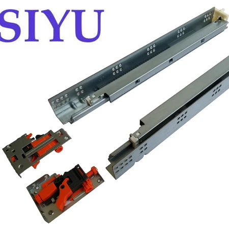 Мебельные полные Выдвижные Мягкие полки для выдвижных ящиков 3D, американский стиль