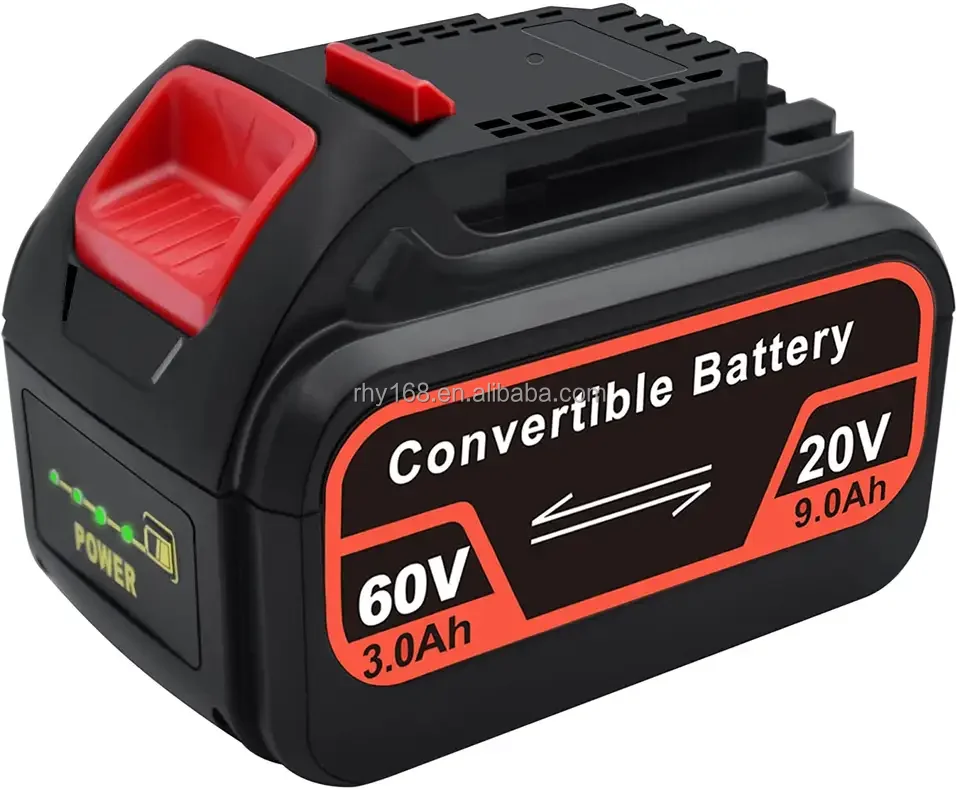 Battery 20V MAX 60V 9000mAh DCB606 Lithium Batteries 18650 For Power Tools Battery Drills Chainsaw Bateria