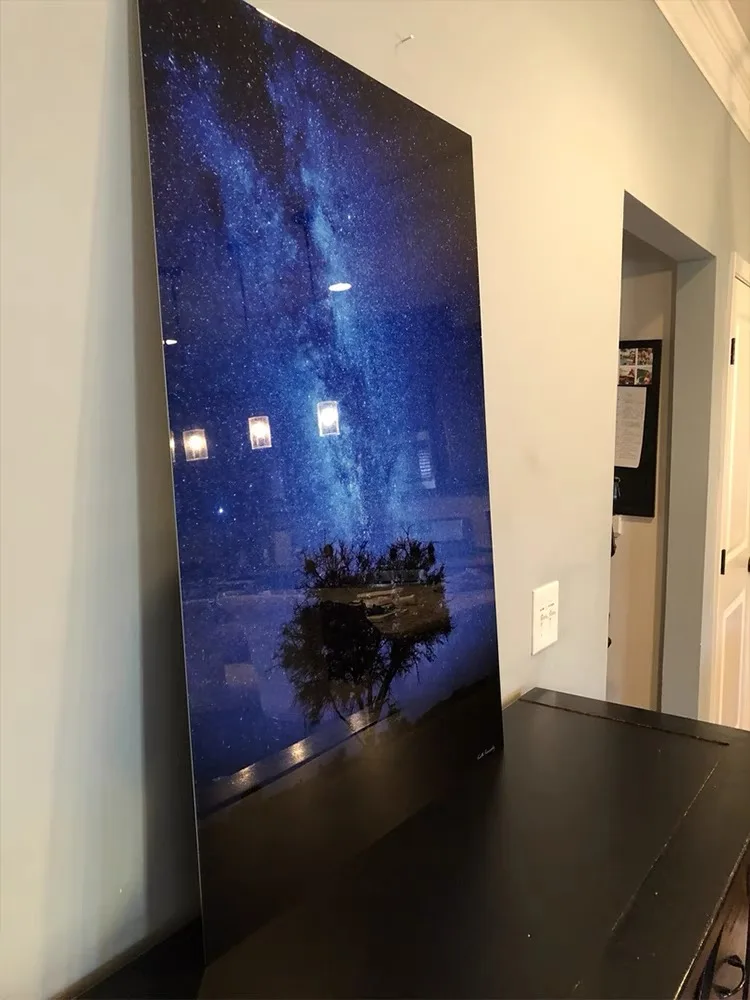 BIGIMAGE Art Deco Style Metal Print Suspension Wall Decoration Fashion Aluminum Print Floating Hanging Still Life Pattern