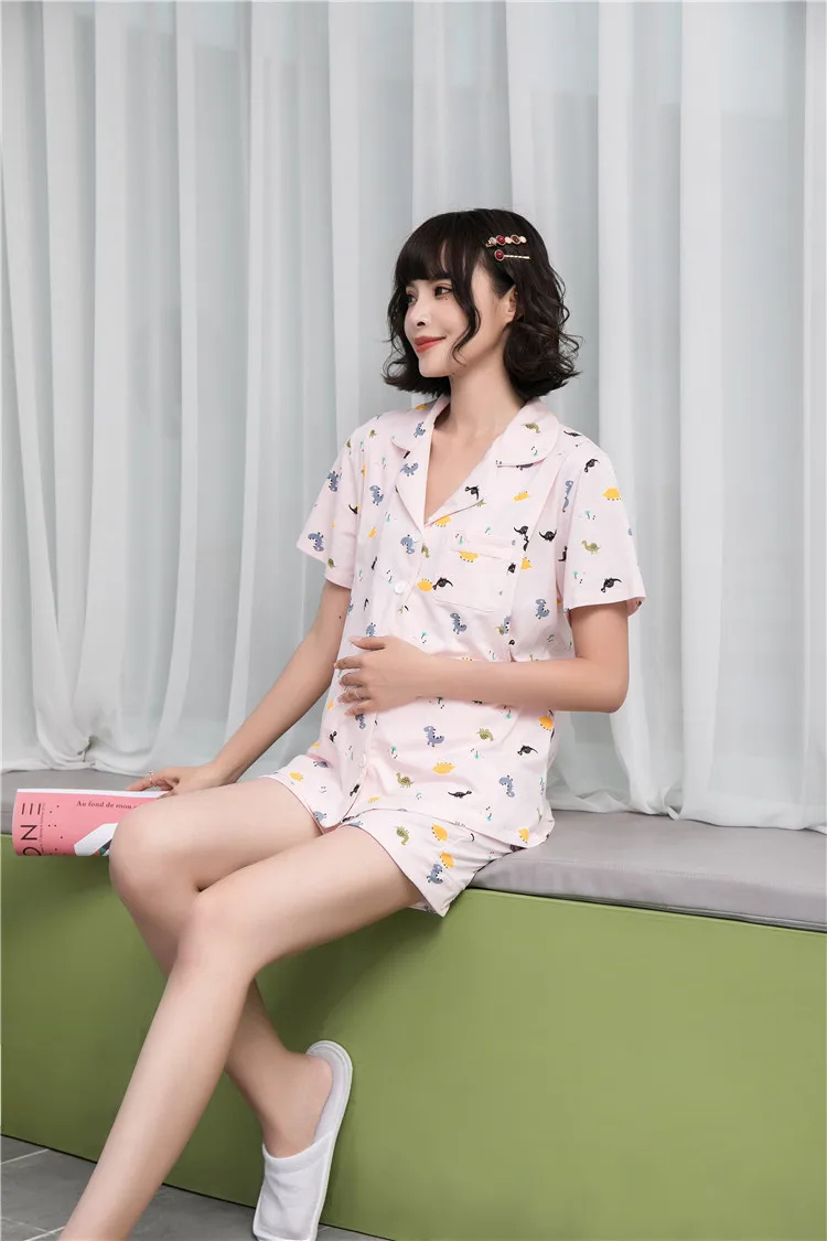 Two Piece Pijama For Pregnant Woman