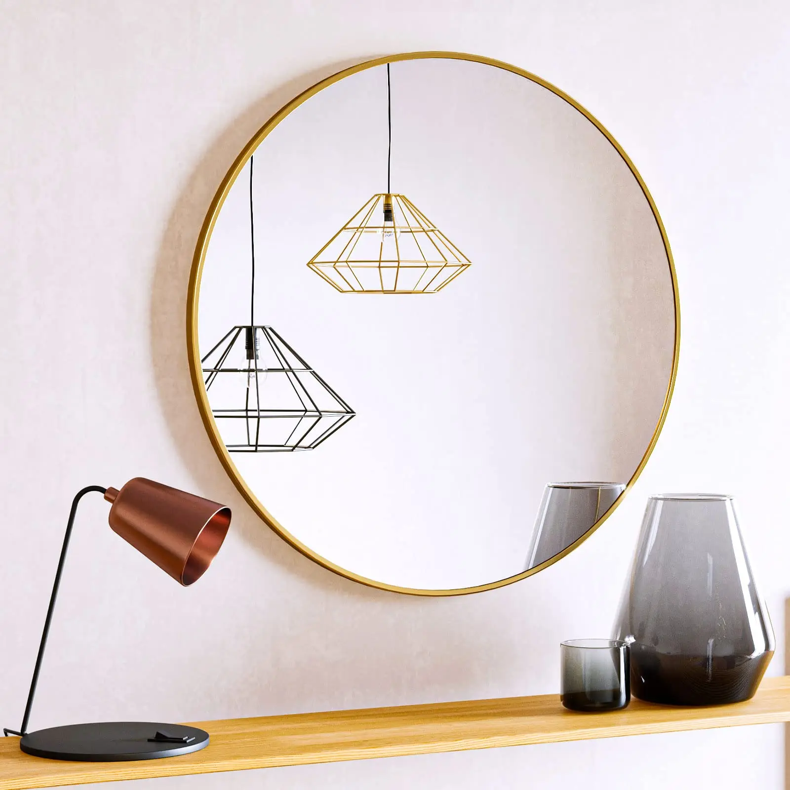 Modern custom large home art decor wall mounted mirror wall mounted mirror