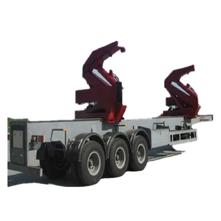 SELF  LOADING & UNLOADING  20ft/40ft container side loader trailer