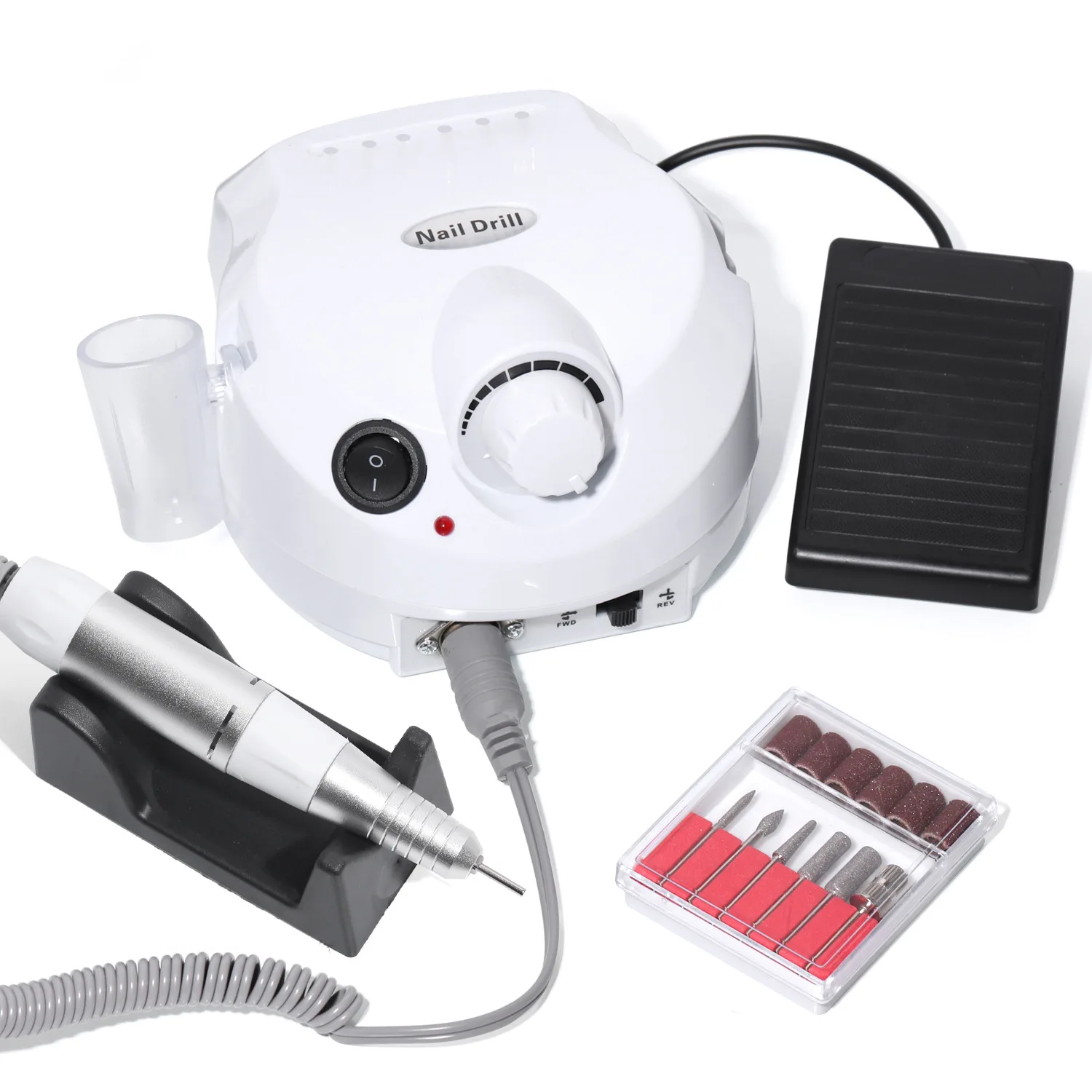 Neiss Professional Electric Nail Drill Machine Brushless Motor 35000 RPM Desktop Design Manicure Tool Nail File Machine Set