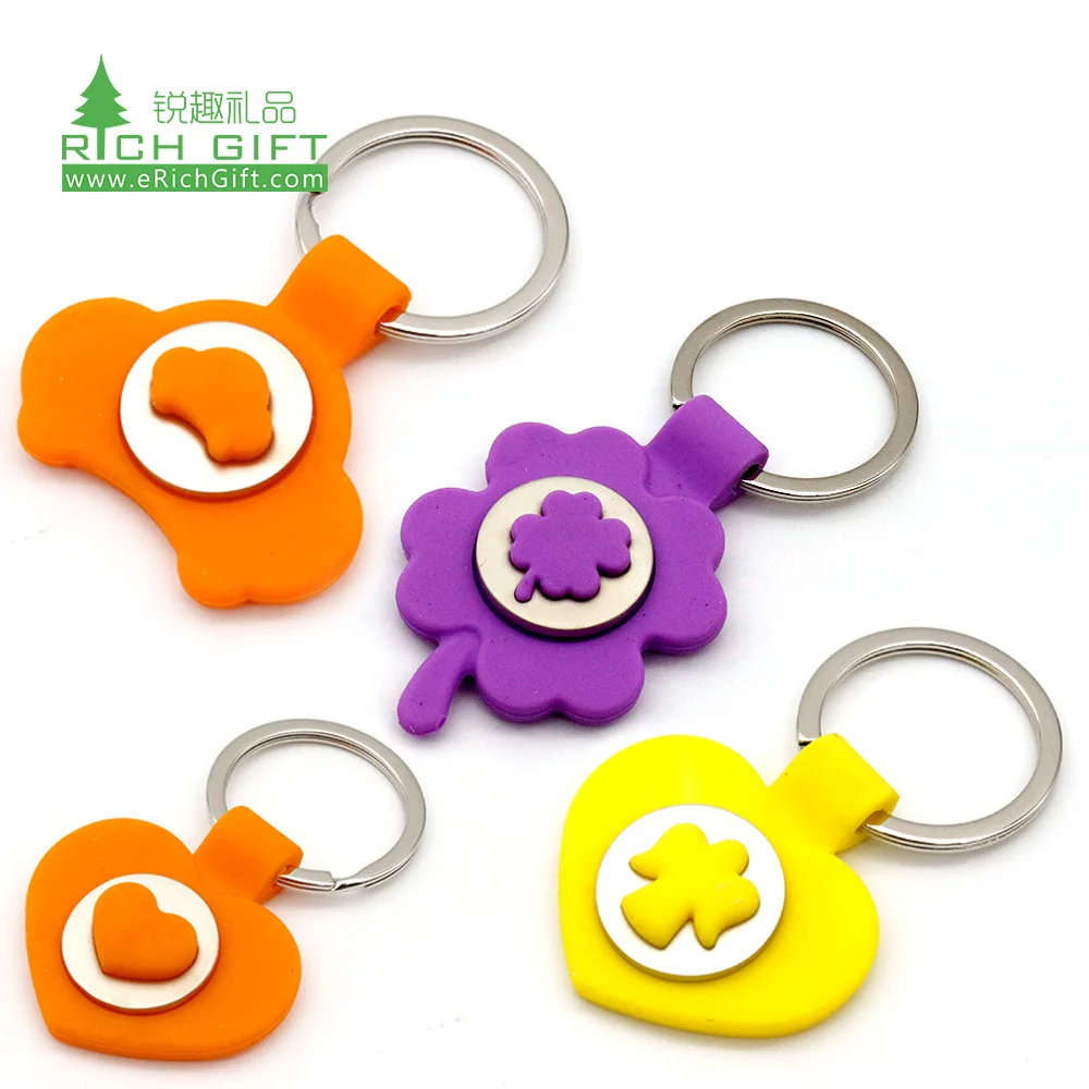 Hot selling custom fashion 3d mini sneaker cartoon animal color filled clear hard soft pvc rubber cute keychains for kids gift