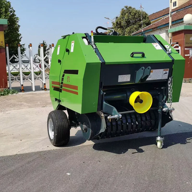 2-5Km/H Working Speed Agricultural Machinery Tractor Hay Grass Packing Machine Round Hay Straw Baler Machine