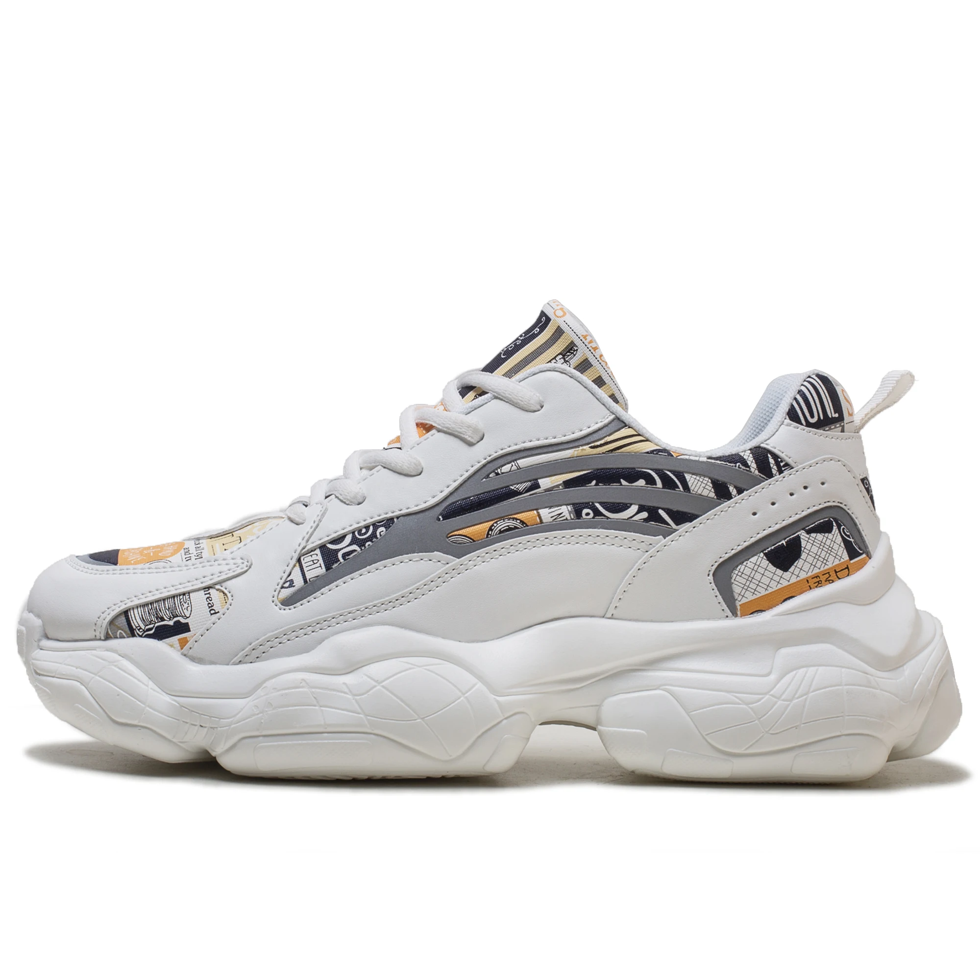 Korean version of platform sports shoes