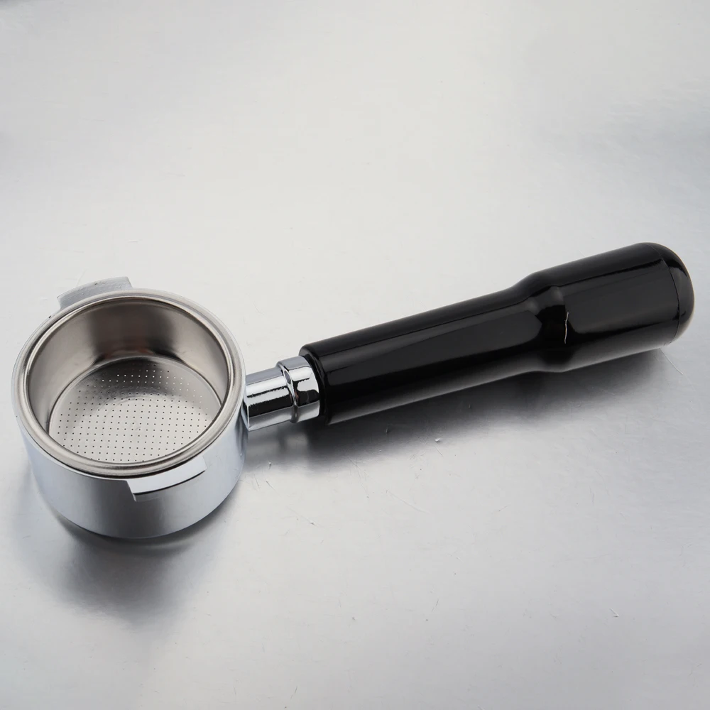 Hot Sale Coffee Portafilter 51mm Black 2 Ears Bottomless Portafilter 51mm for Delonghi 1 Year Warranty