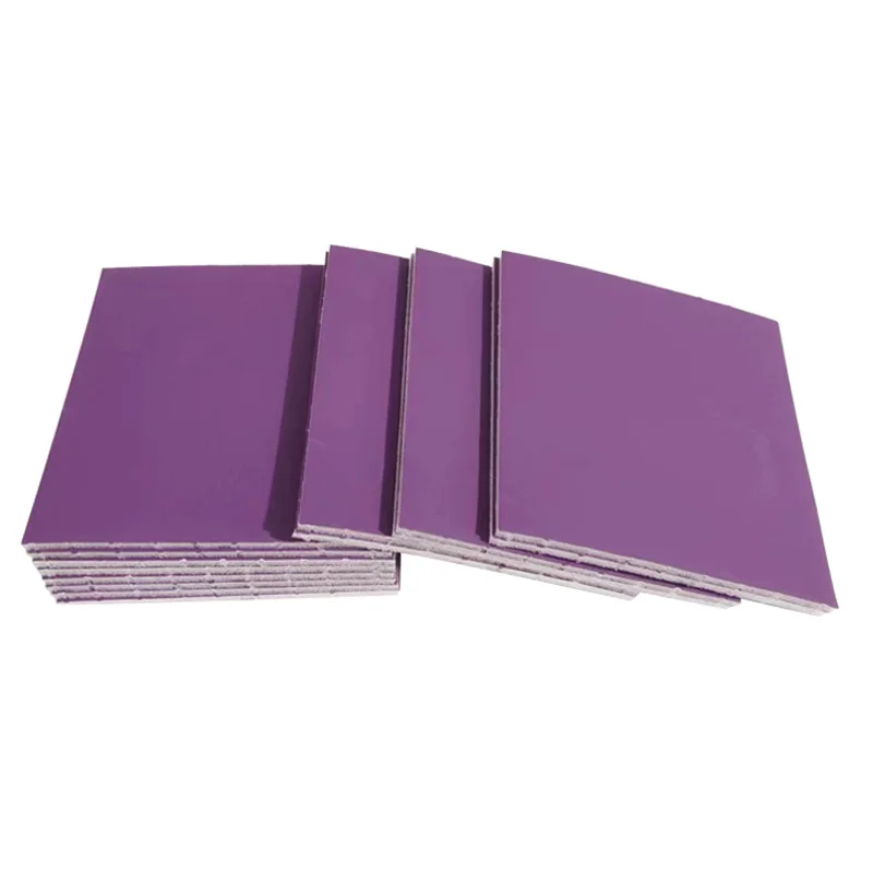 15PCS 115*125mm Sponge Sandpaper Purple Abrasive Car Paint Bumper Plastic Parts Polishing Dry Water Grinding 400 600 800 Grit