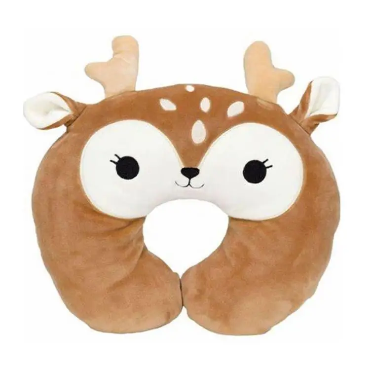 Hot sale wholesale oem fawn plush pillow Custom cute soft stuffed animal toy fawn plush pillow