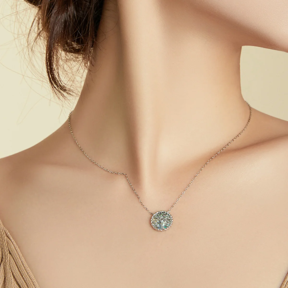 Factory 925 Sterling Silver Pendant Necklace Doctor Tree of Life silver Necklaces Health Professional Gift women Jewelry SCN433