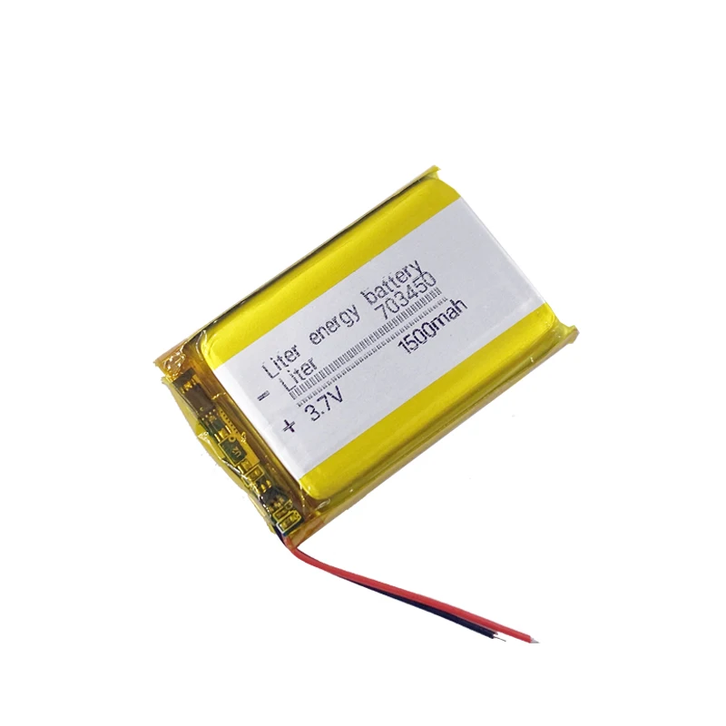 rechargeable li-polymer lipo lithium battery 3.7v 1500mah 703450 lithium battery for golf trolley
