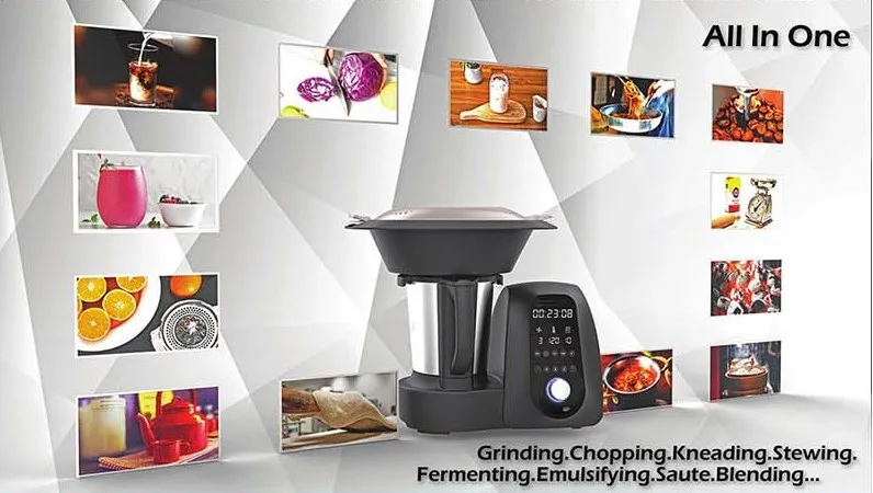 QANA Factory Wholesale OEM Household thermomix multi-function blender cooking machine commercial food processor kitchen robot