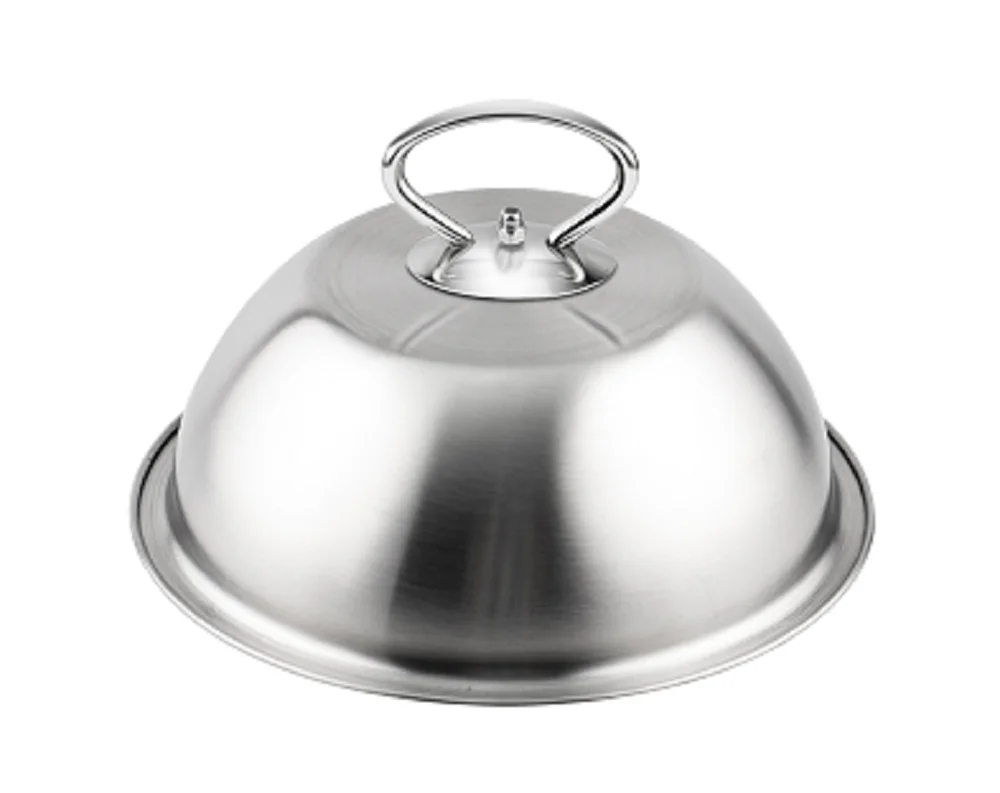 BBQ Lid Stainless Steel BBQ Grill Accessories Cheese Melting Dome  Kitchen Dome Lid