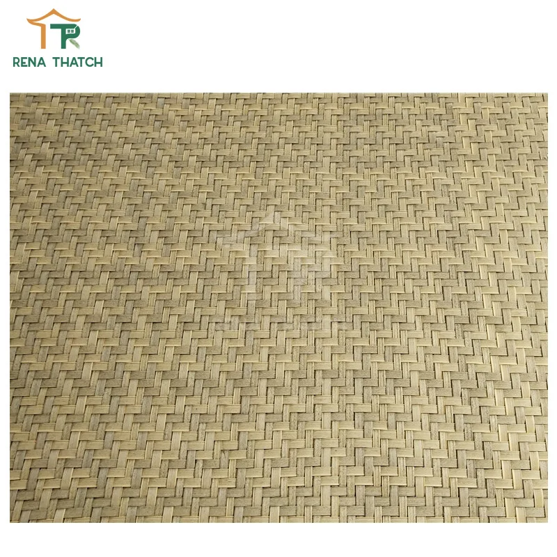 Anti-UV plastic weaving straw mat sheet for ceiling covering materials  ceiling mat artificial rattan weave