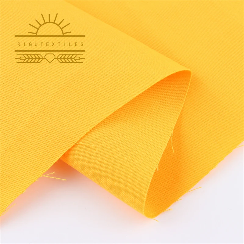 RIGU Textiles cvc t/c 21*21 128*60 navy blue poly cotton twill fabric for school uniform