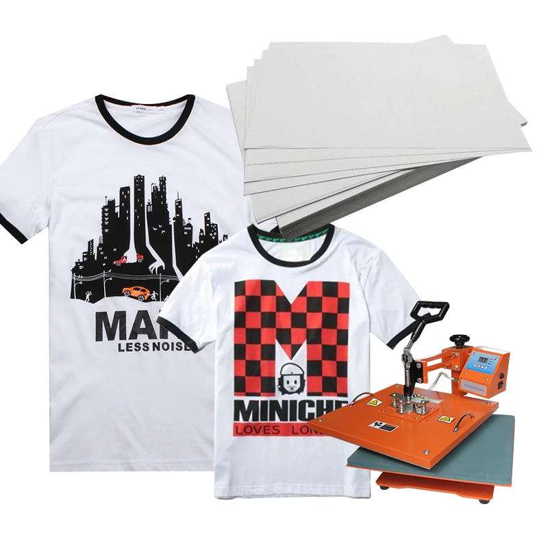 professional Wholesale Factory Price A4 Laser light/dark heat transfer paper for cotton fabric