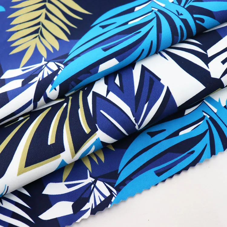 New product upf 50 custom printed swimsuit fabric for hair band