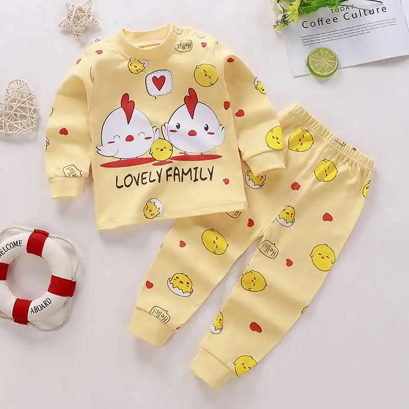 
2020autumn 100%cotton comfortable toddler clothing baby clothing sets 