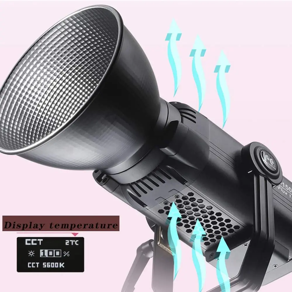 Falcon Eyes LPS-150T Continuous LED Video Light Studio Fill Lamp 5600K App Control for Film Shooting/Photography Studio