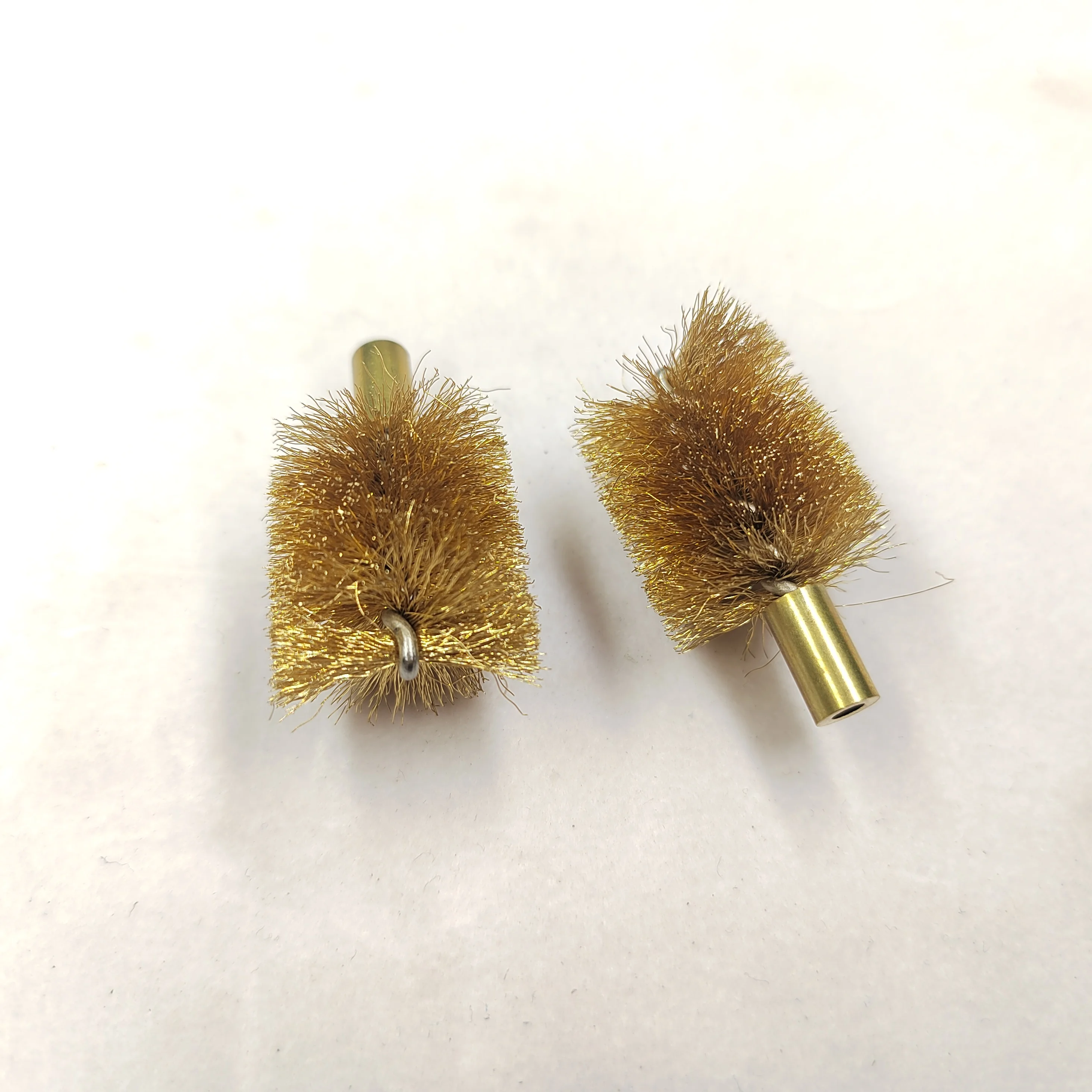 Conveyor Cleaning Roller Deflector Polishing Descaling Round Twisted Copper Brass Wire Brush