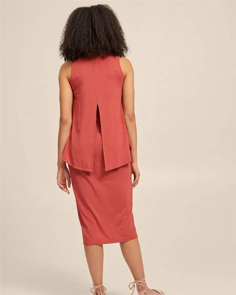 Wholesale Hot Sale Soft Breathable Maternity Clothing Nursing Friendly Women Casual Breastfeeding Bamboo Nursing Dress