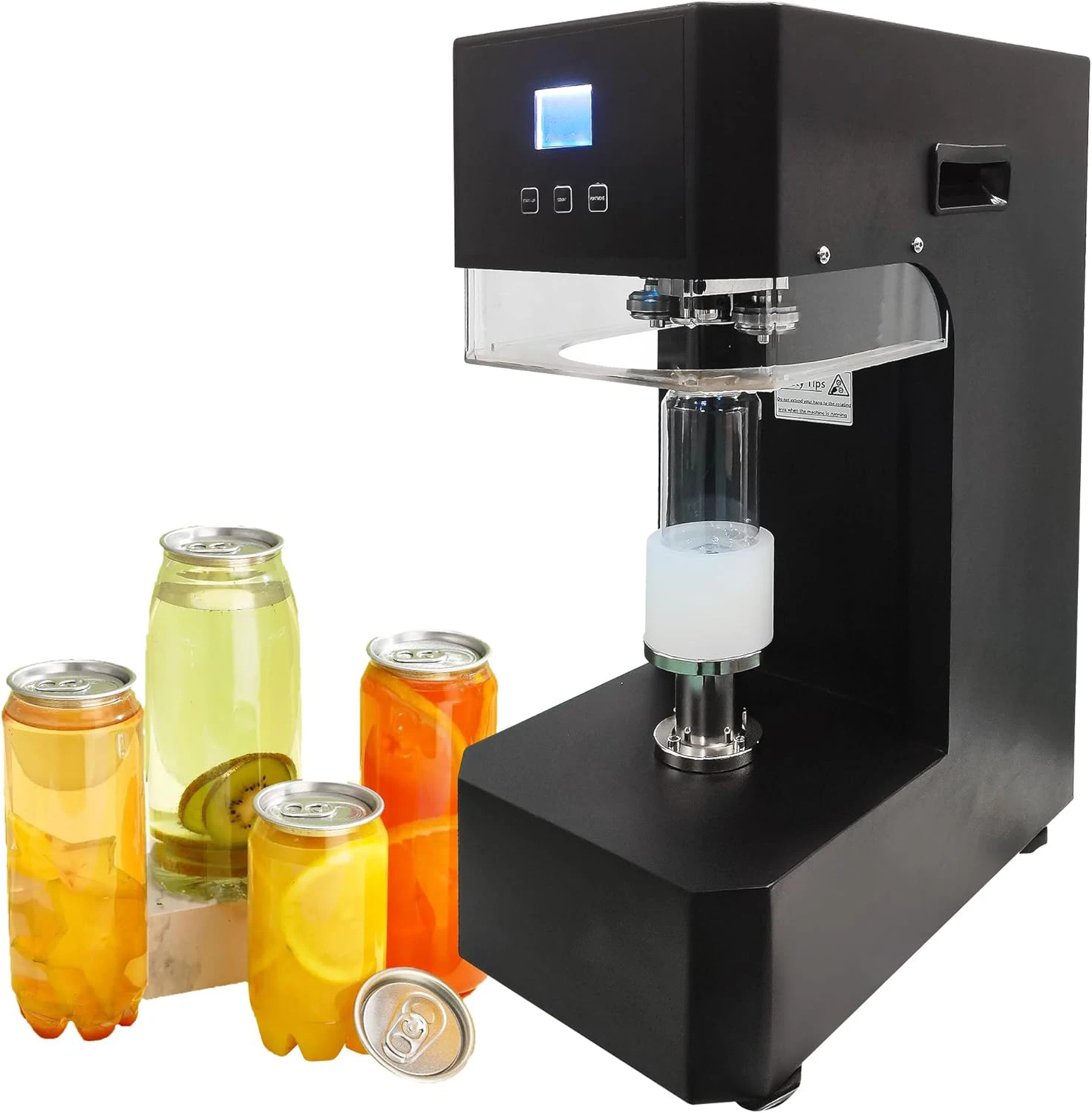 Mini Plastic can sealer machine for sealing cans bottles and cups Canning system can sealing machine automatic