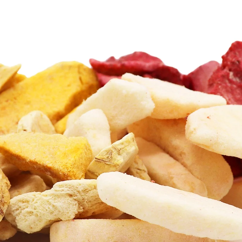 EEG Freeze dried banana/apple/strawberry/pear MIX  fruits slice
