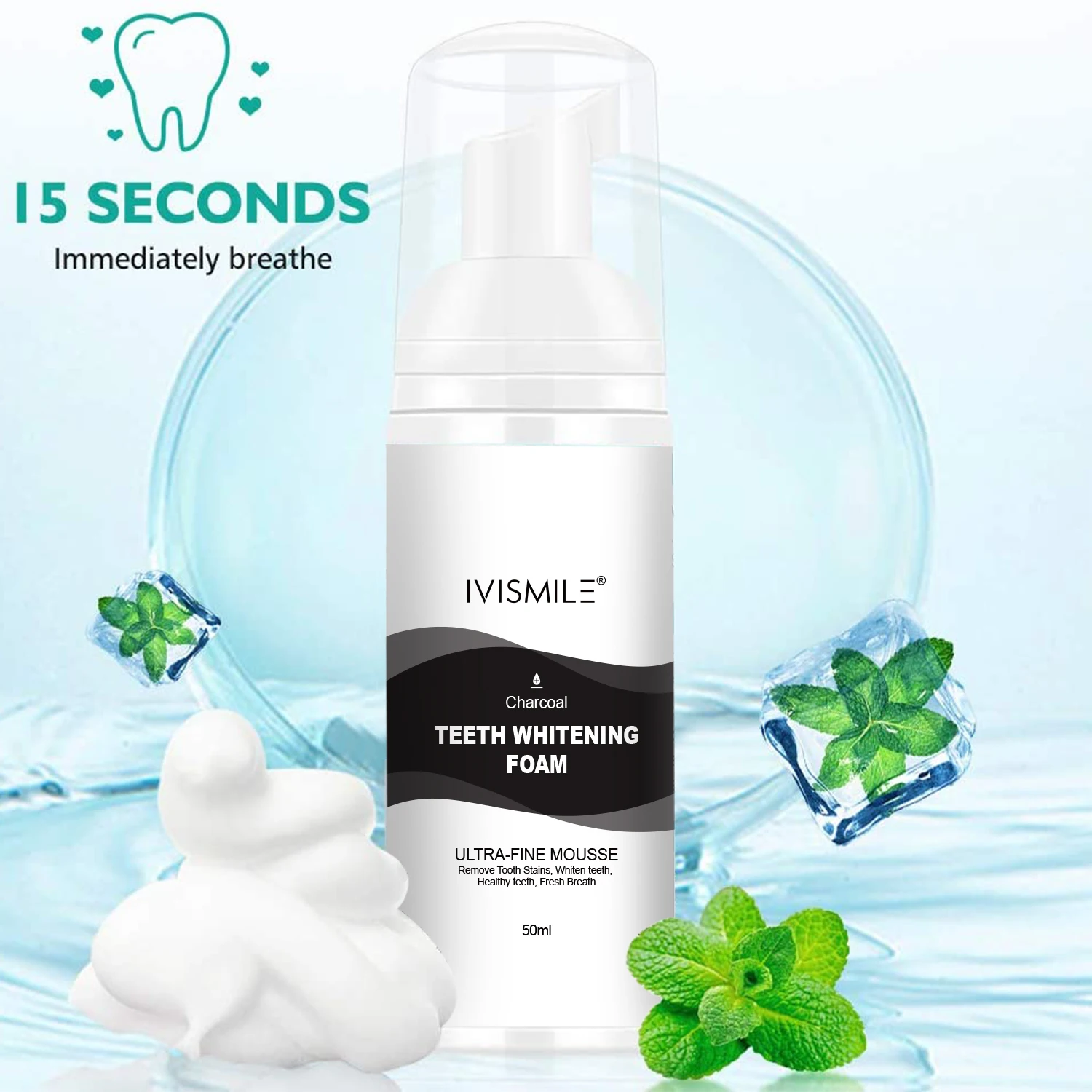 OEM Teeth Whitening Tooth Mousse Cleaning Natural Oral Hygiene Tooth Cleaning Foam Teeth Whitening Mousse Toothpaste