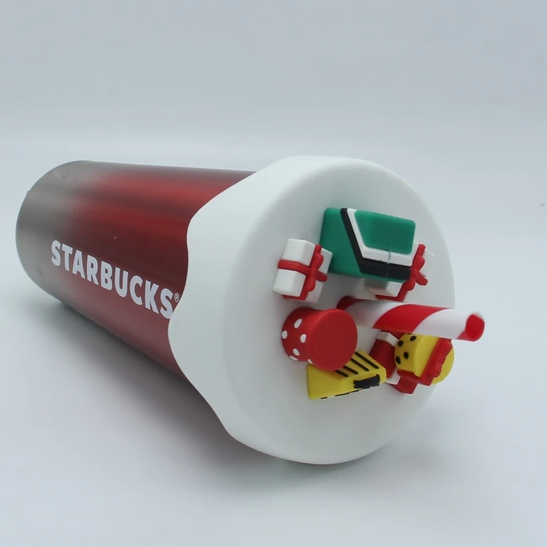 Drinking Cup Cover Tea Cup Lid OEM Food Grade Cartoon Silicone for Cups & Saucers Accept Custom Logo Promotional Gift