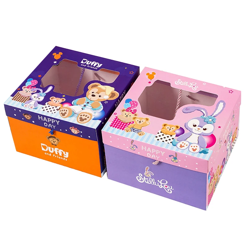 Gift Chocolate Birthday Baby Present Box Christmas Gift Box For Kids Toys Packaging Lid and Base Boxes with Clear Window