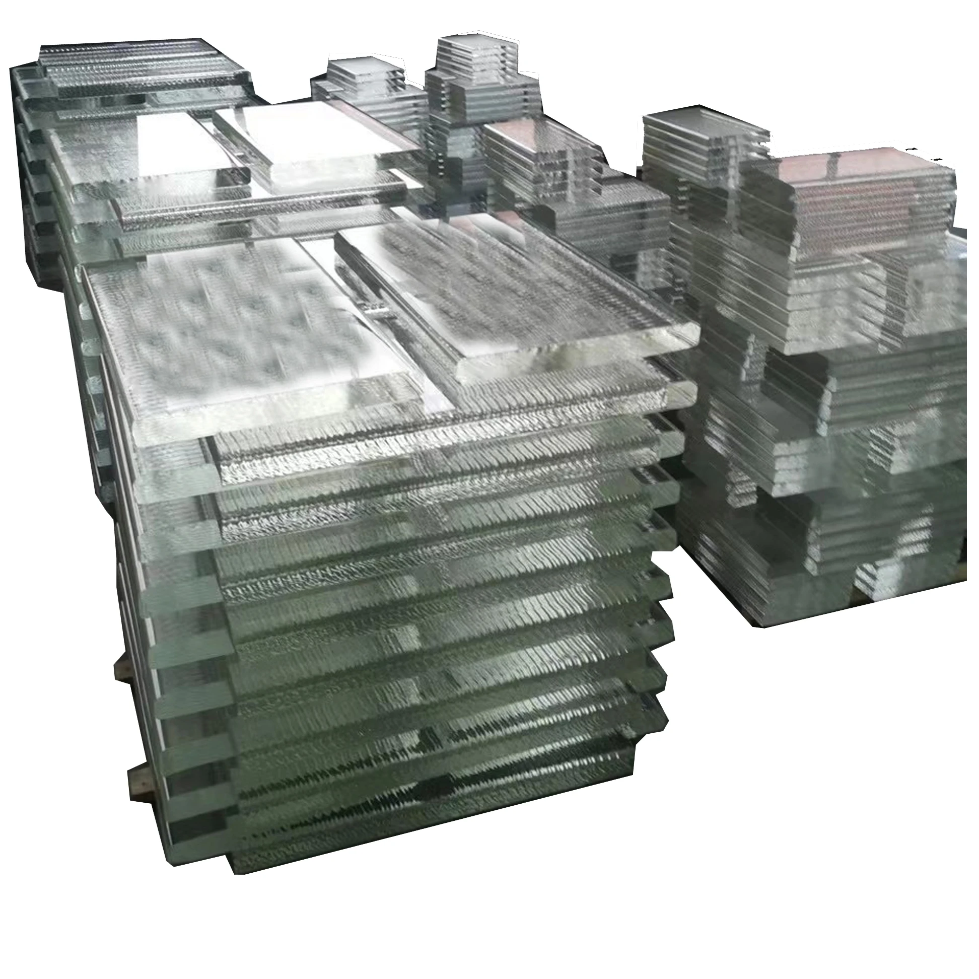 YIwu YearsCrystal polished transparent crystal glass plate block sheet material with 12mm 15mm thickness