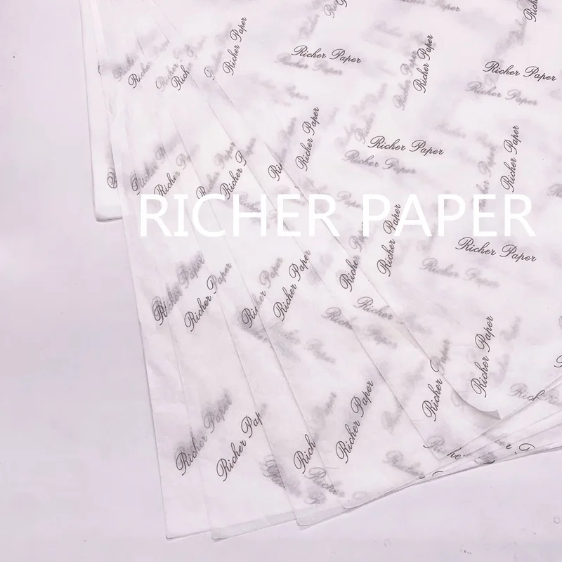 
High Quality Customization Printed 17gsm/22gsm Custom Logo Tissue Wrapping Paper with FSC 