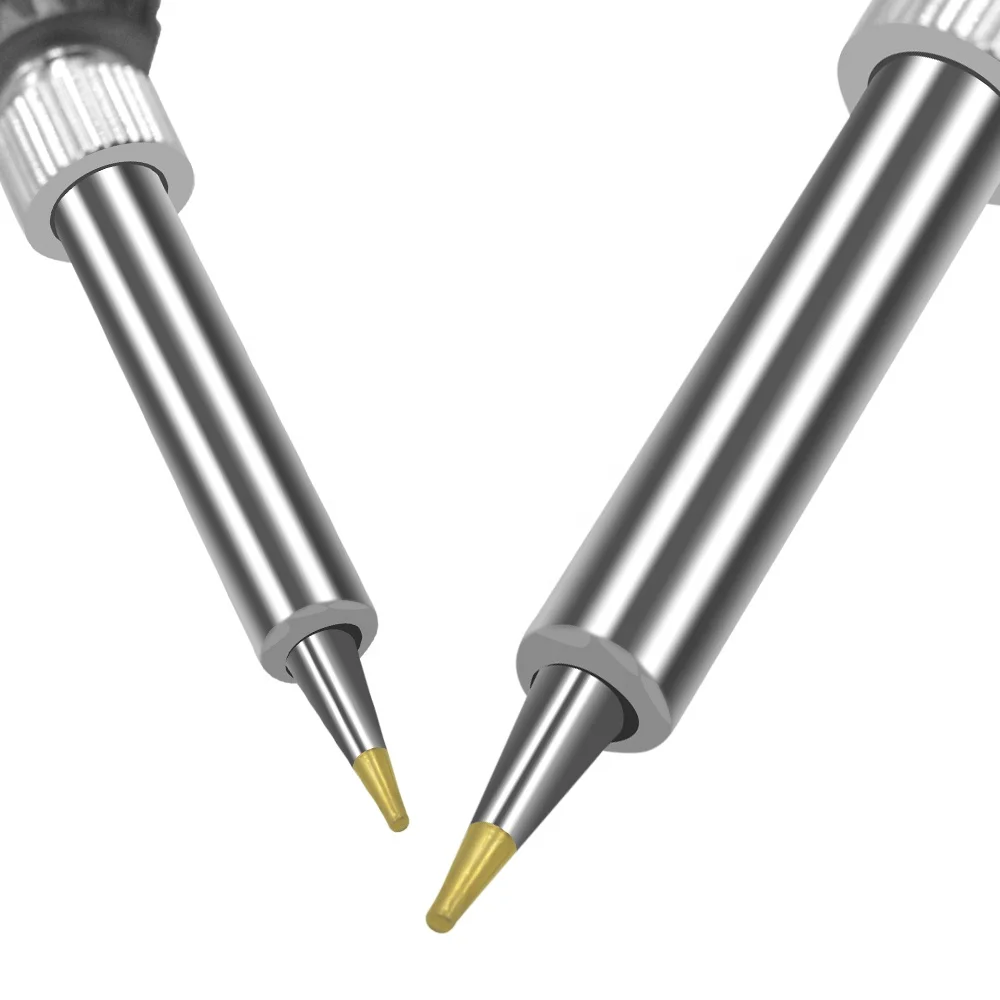 Керамика нагреватель 60 Вт Регулируемая температура цифровой ЖК-дисплей Электрический паяльник с свинца наконечник из нержавеющей стали