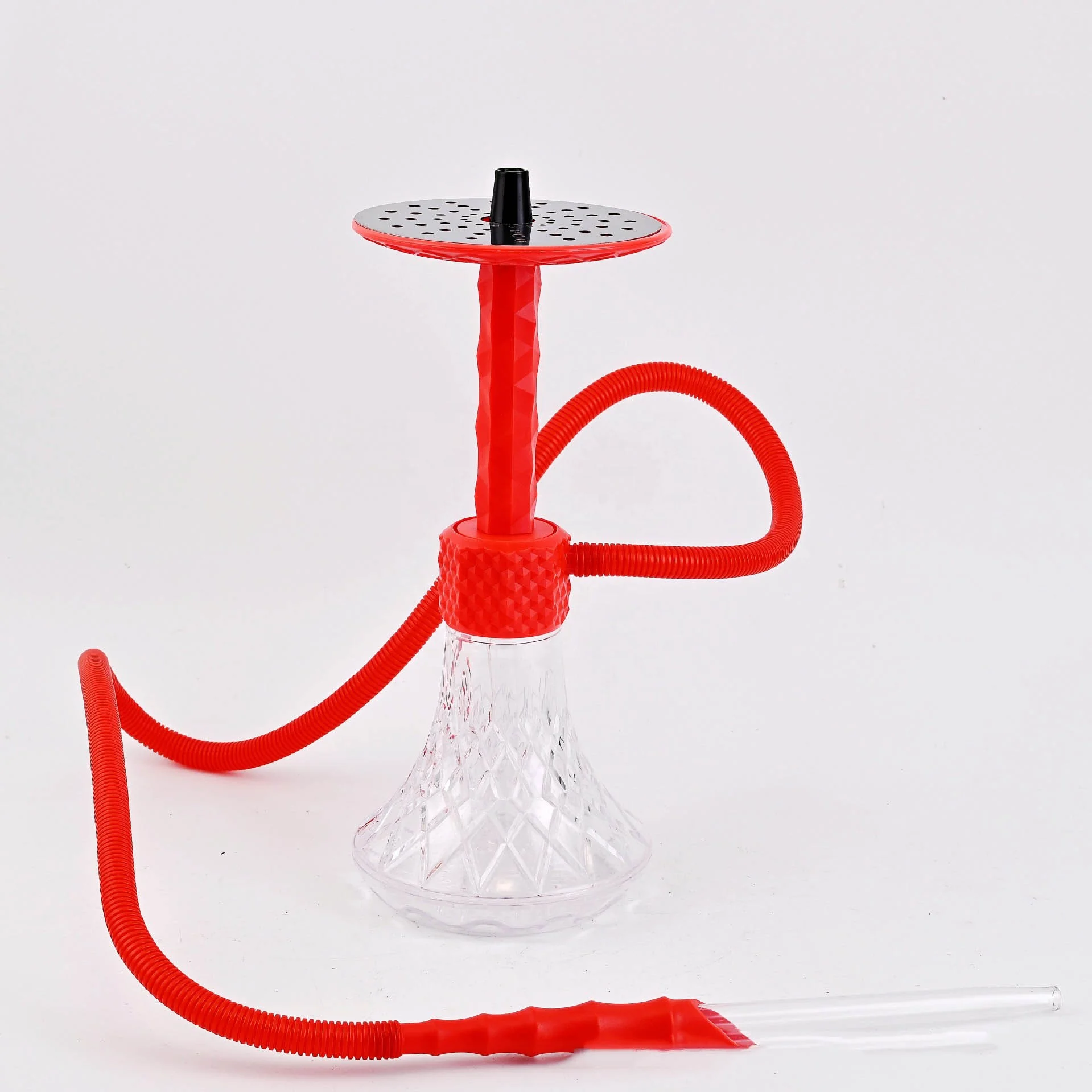 OEM Sisha High Quality Pan Hookah One Pipe Spring Stem Ceramics Hookka Tops Hookahs Set For Smoking