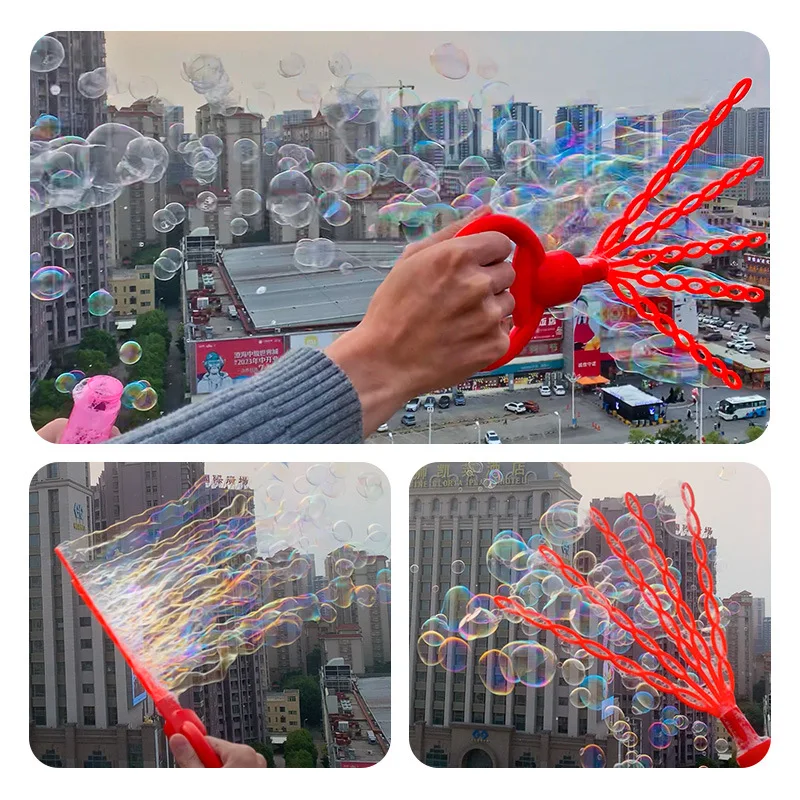 Hot Sell Wholesale Windmill Magic Wand Toys Mini Cartoon Wands Soap Toy Bubble Water Toys Kids Water Bubble Wands For Kids