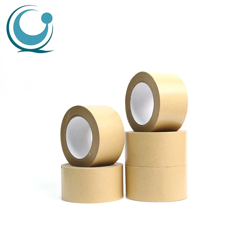 Brown Paper Carton Sealing Gummed Kraft Print Tape